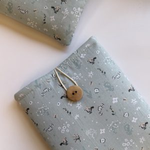 PAJARILLO FUNDA DE TELA PARA EBOOK