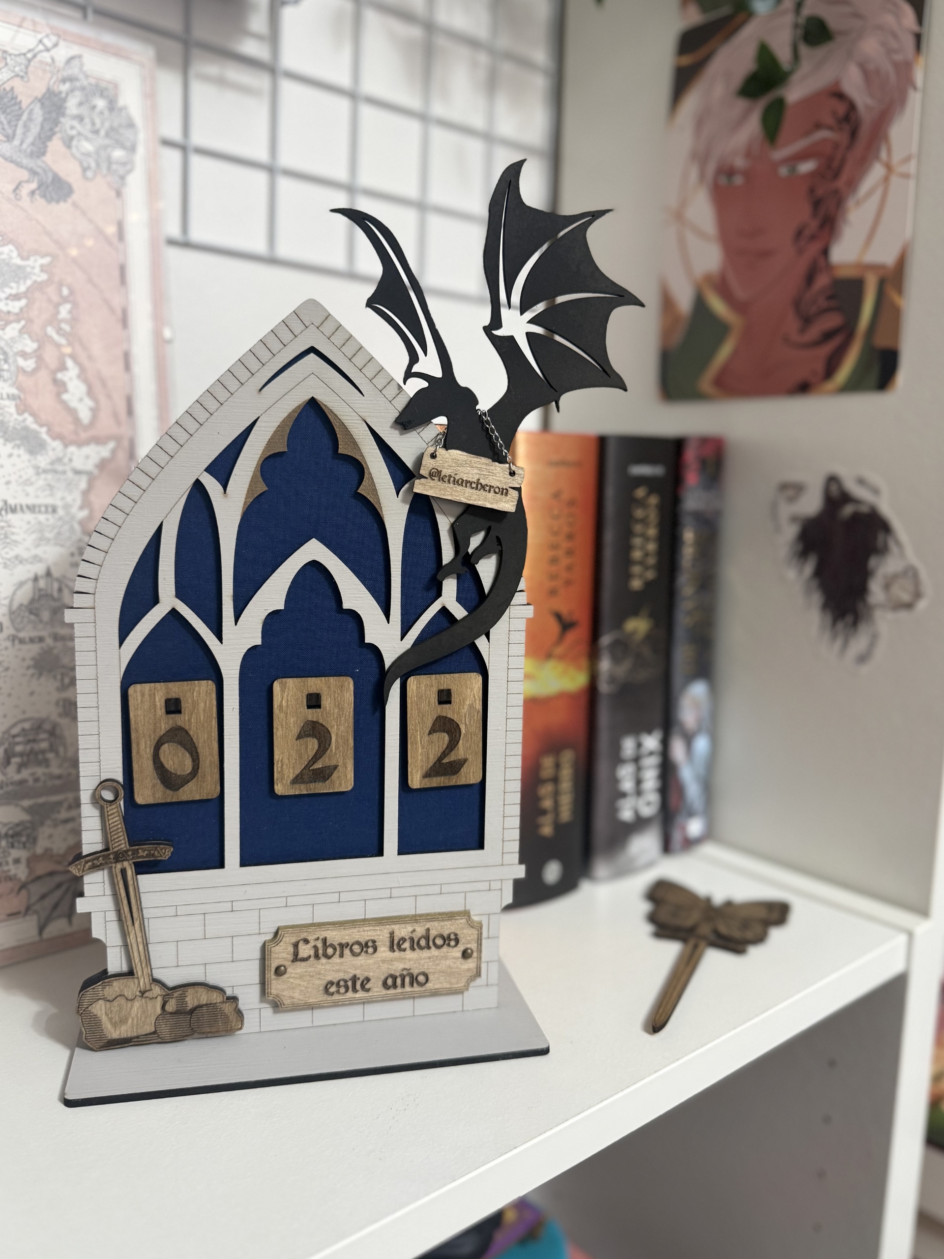 Contador de libros fantasía